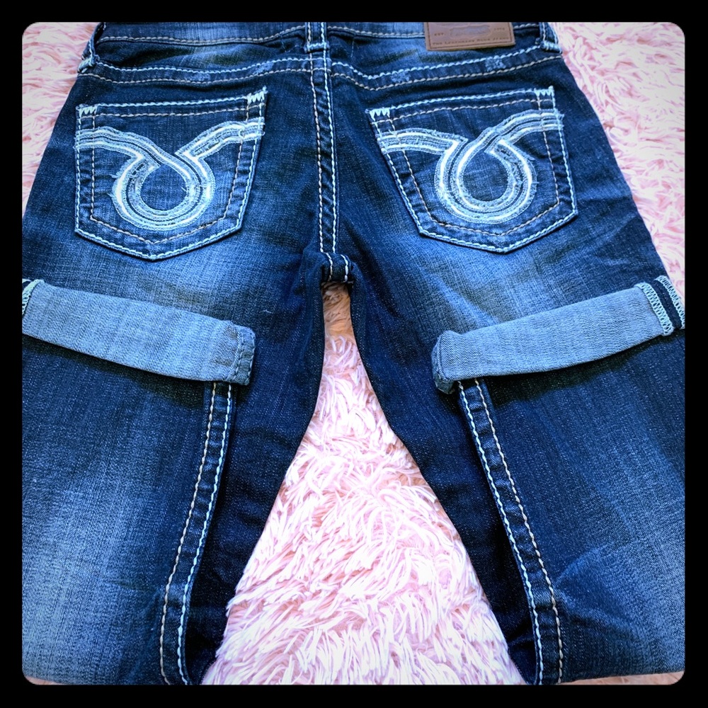 Big star crop jeans